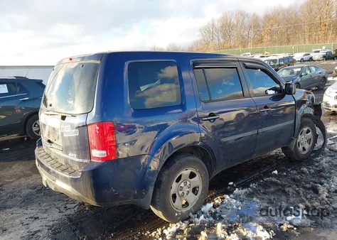 2013 Honda Pilot Lx из США, поврежденный, VIN 5FNYF4H20DB076422